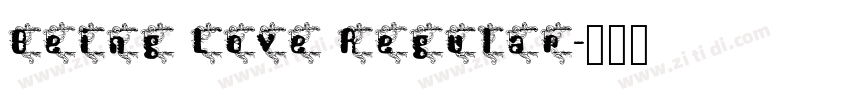 Being Love Regular字体转换